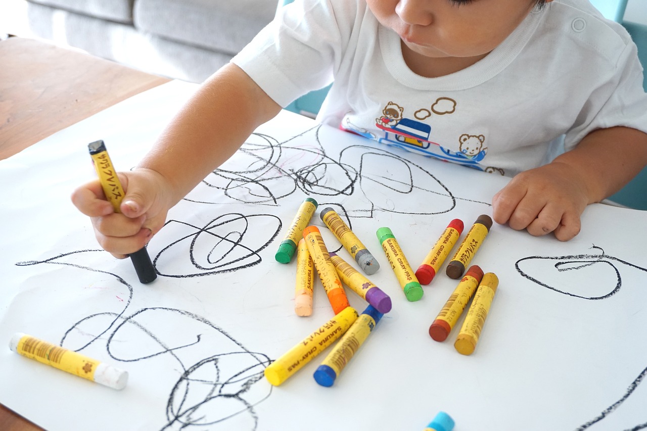drawing, child, graffiti